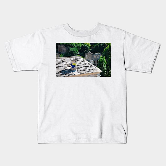 Chimney in Mostar Kids T-Shirt by jojobob